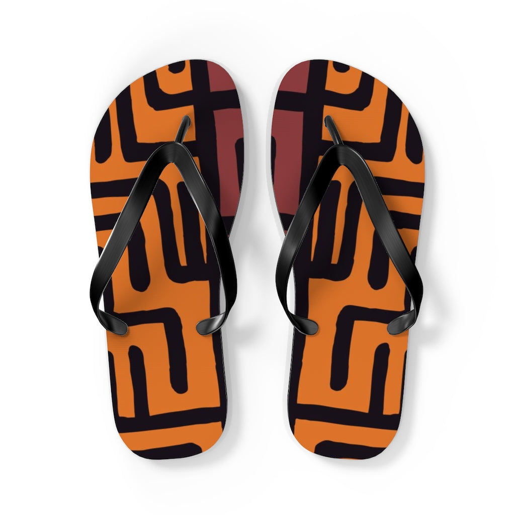 African Print Ankara Print / Tribal Print /Flip Flops