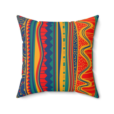 African Print Multi colored Cushion Sleeve