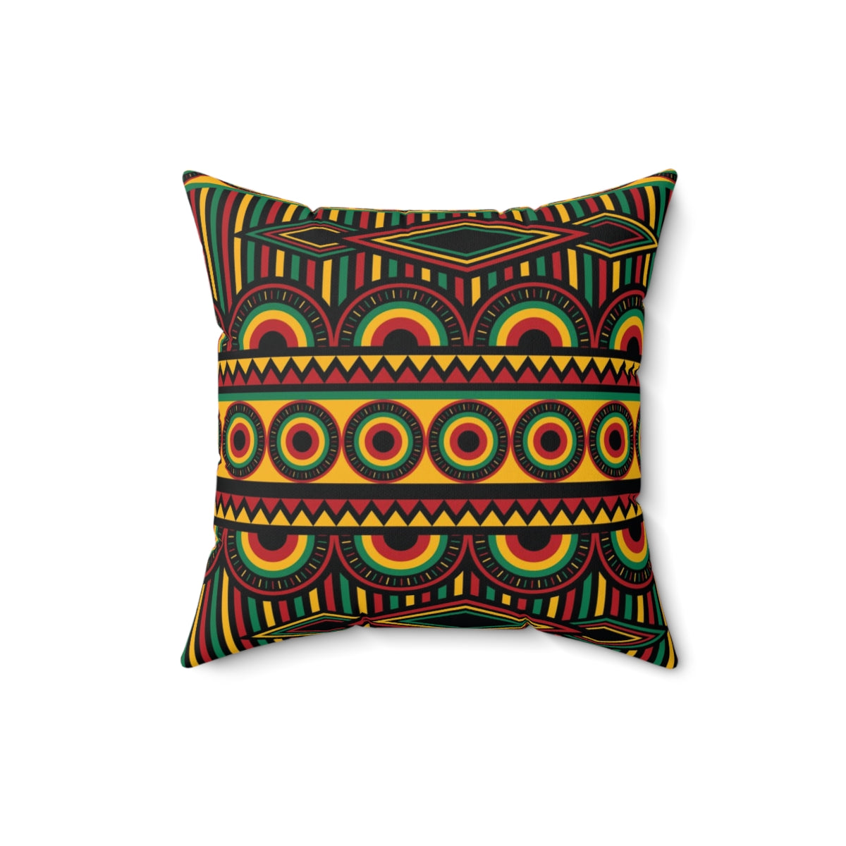 African Print Rasta Colored Cushion Sleeve
