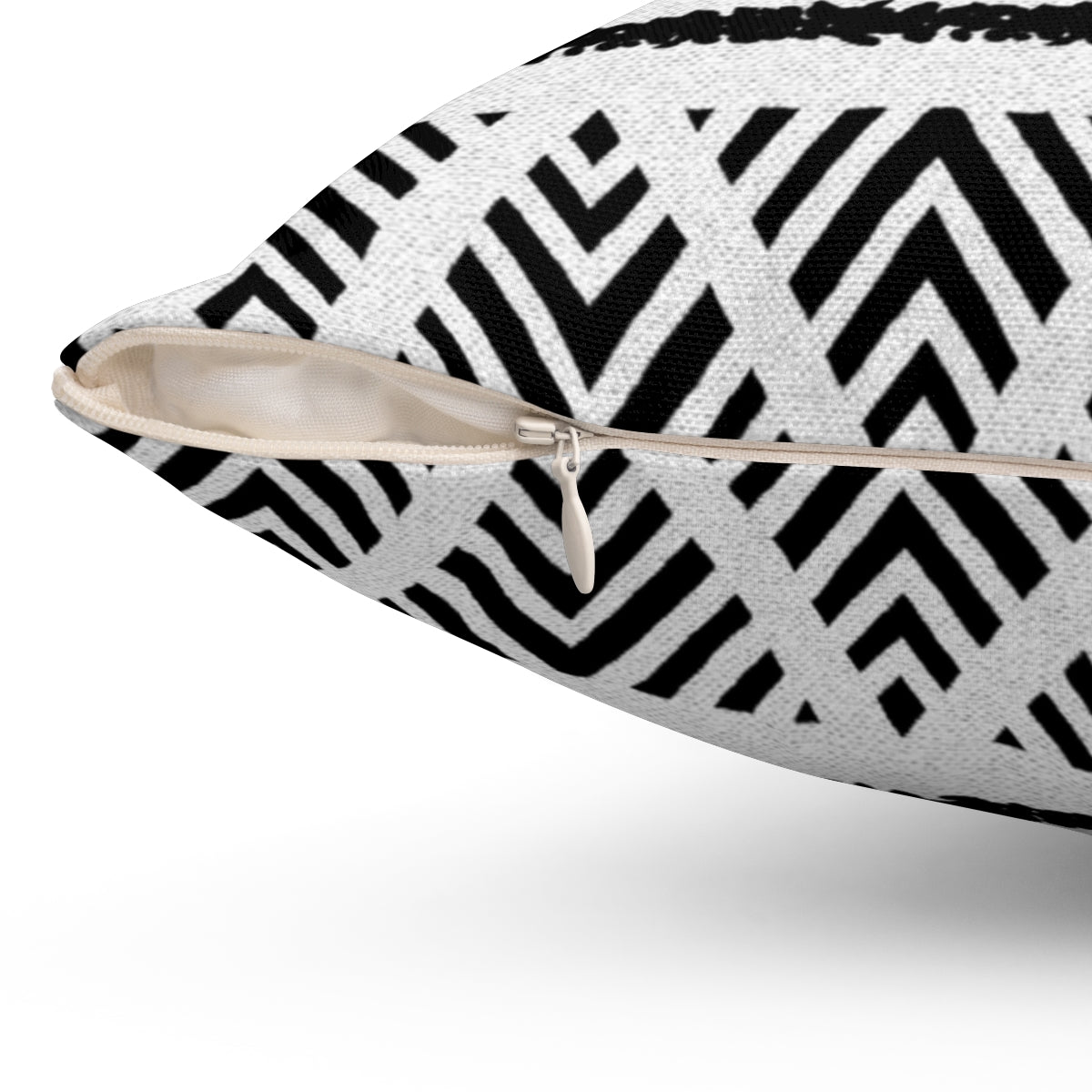 Mudcloth Print Black and White Colored Cushion Sleeve