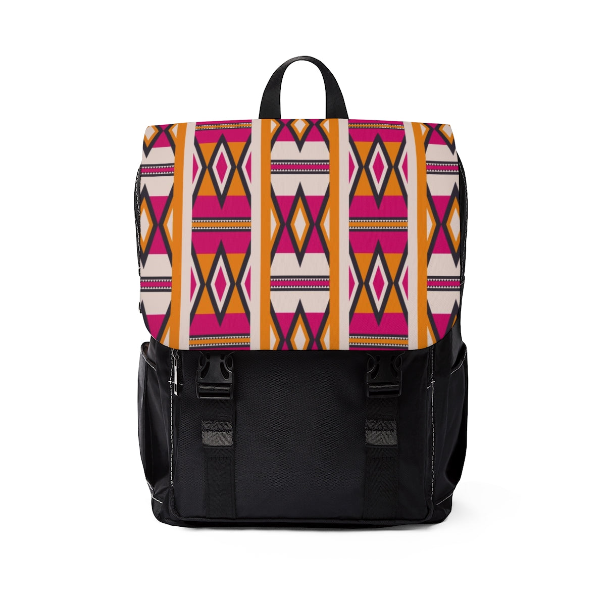 Unisex Pink Kente Back Pack