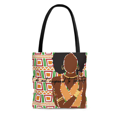 African Ankara Afro Melanin Large Tote Bag