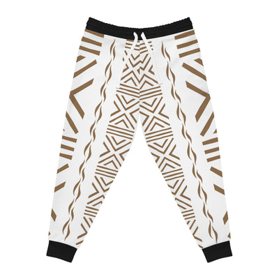 Unisex  MudCloth Black and White Pattern Joggers Pants