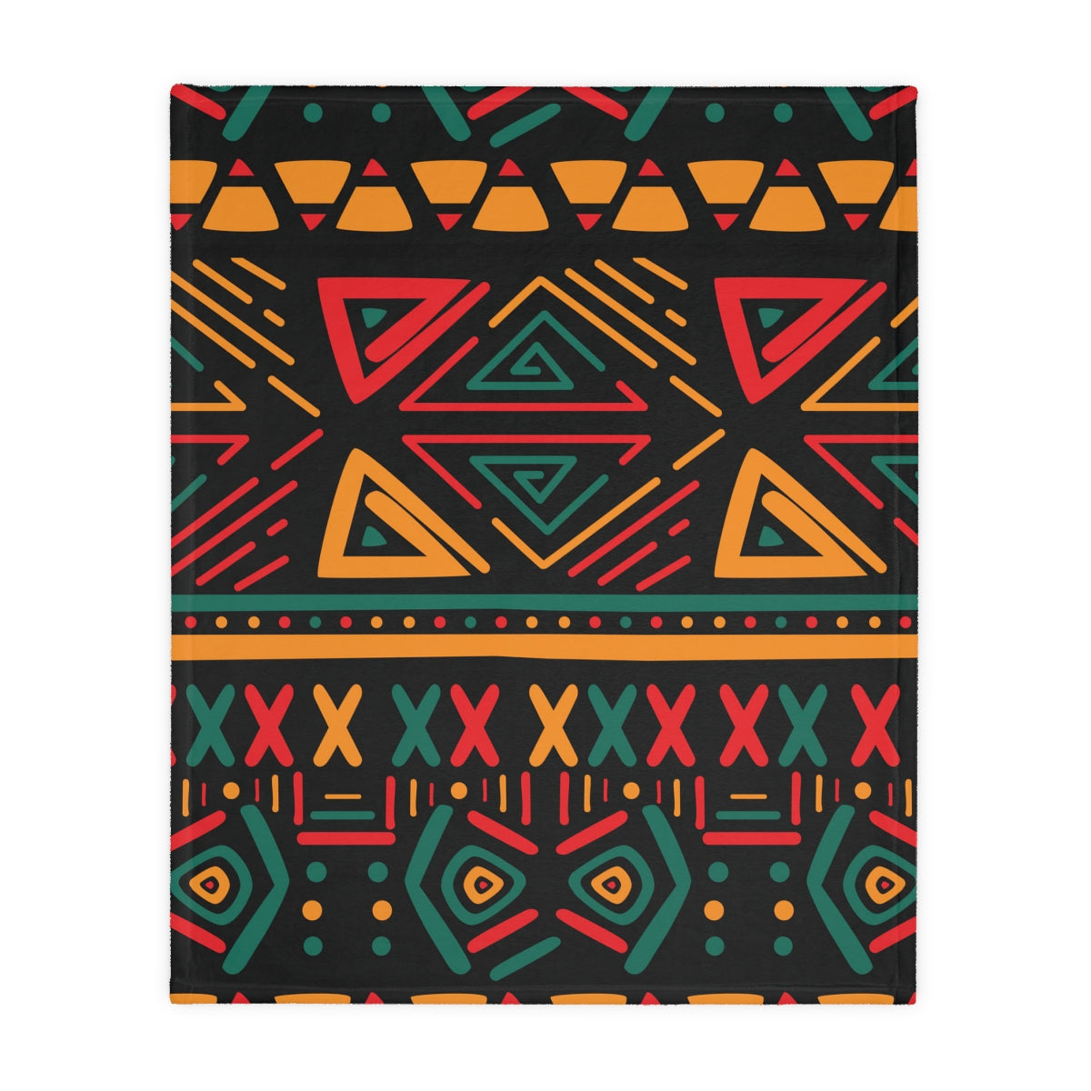 Black Man Art Blanket Double sided Minky Blanket