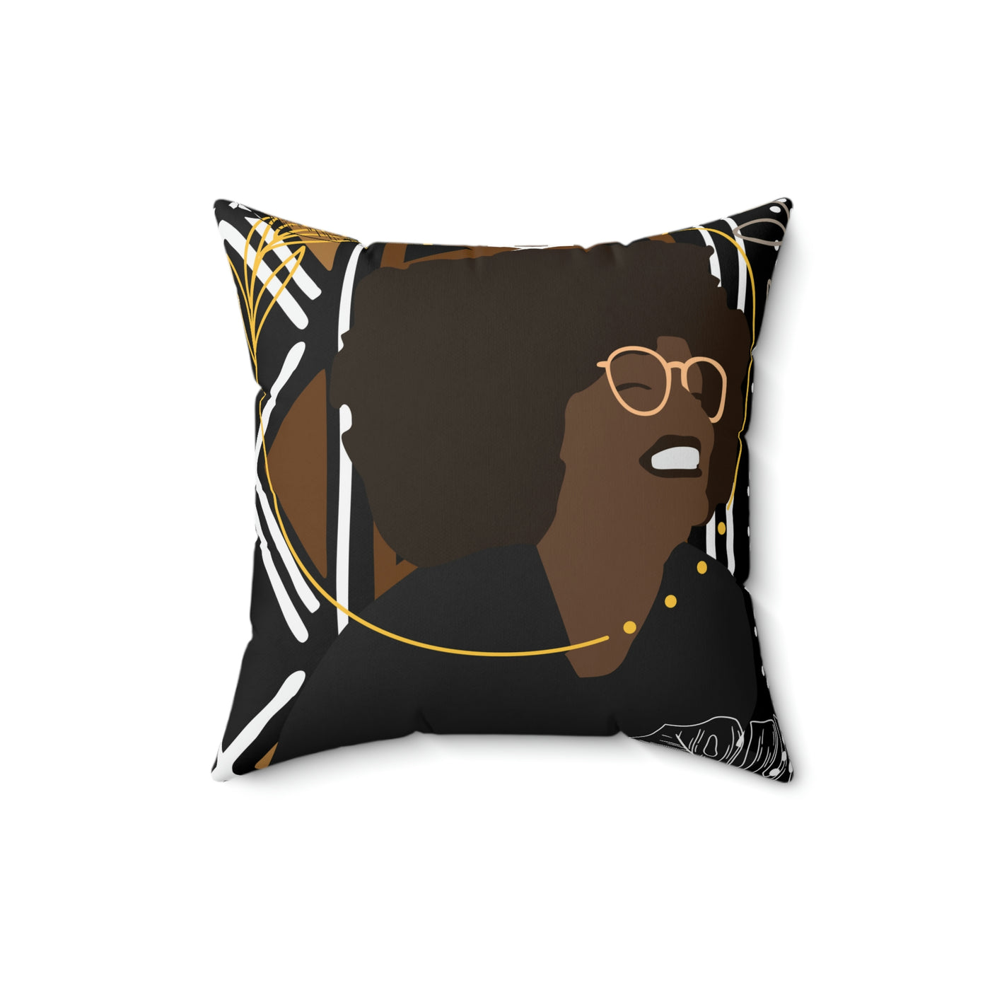 Afro Woman African Tribal Culture Pillow Case