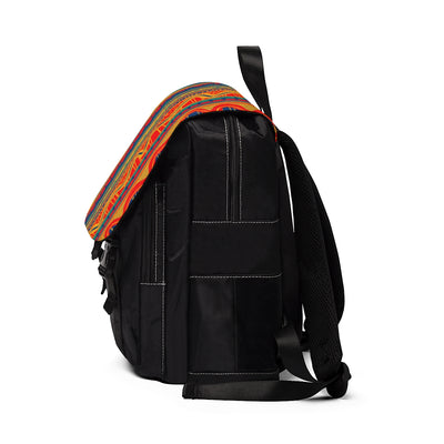 Unisex Multi Colors Ankara Back Pack