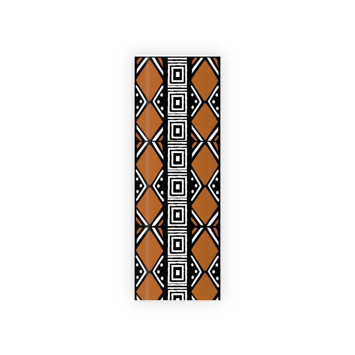 Brown and White Mudcloth Print Wrapping Paper (79' /29')