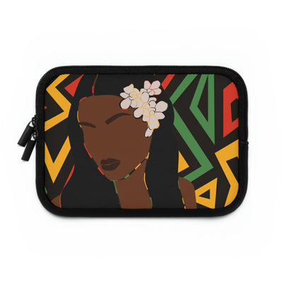 African Laptop Sleeve/ Wax Print Laptop / Ankara Laptop Cover/African Mud Cloth Laptop Case/  Black Girl Laptop / Home Office Laptop Bag