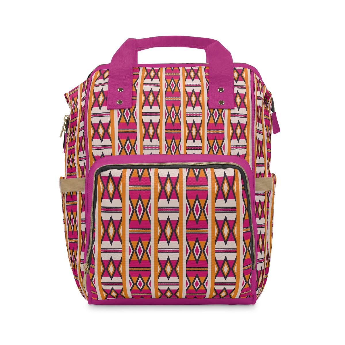 Kente Pink Diaper Backpack