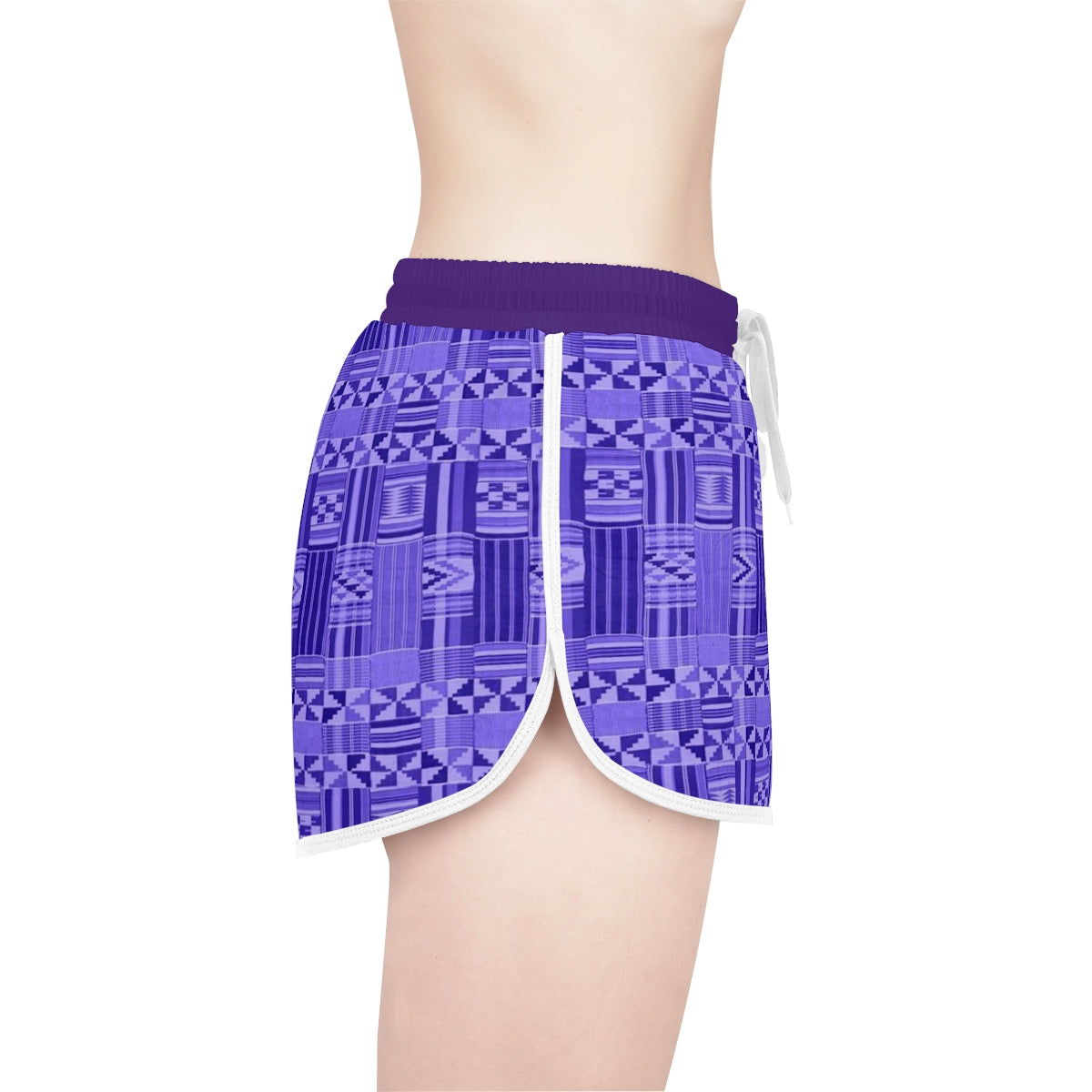 Kente Purple Shorts for Women