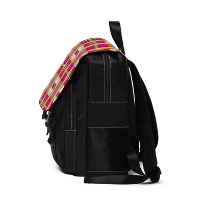 Unisex Pink Kente Back Pack