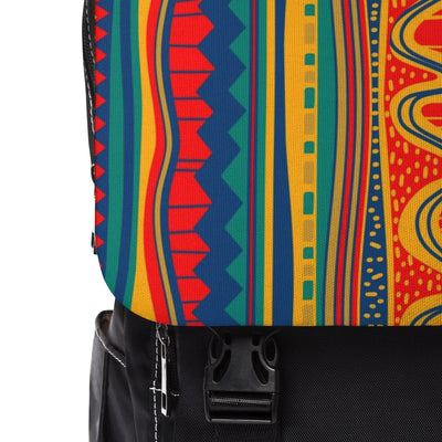 Unisex Multi Colors Ankara Back Pack