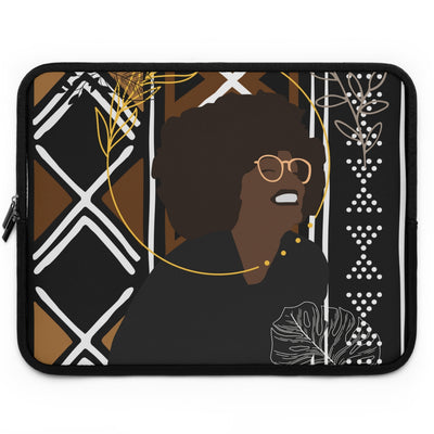 Queen Afro Woman Laptop Sleeve