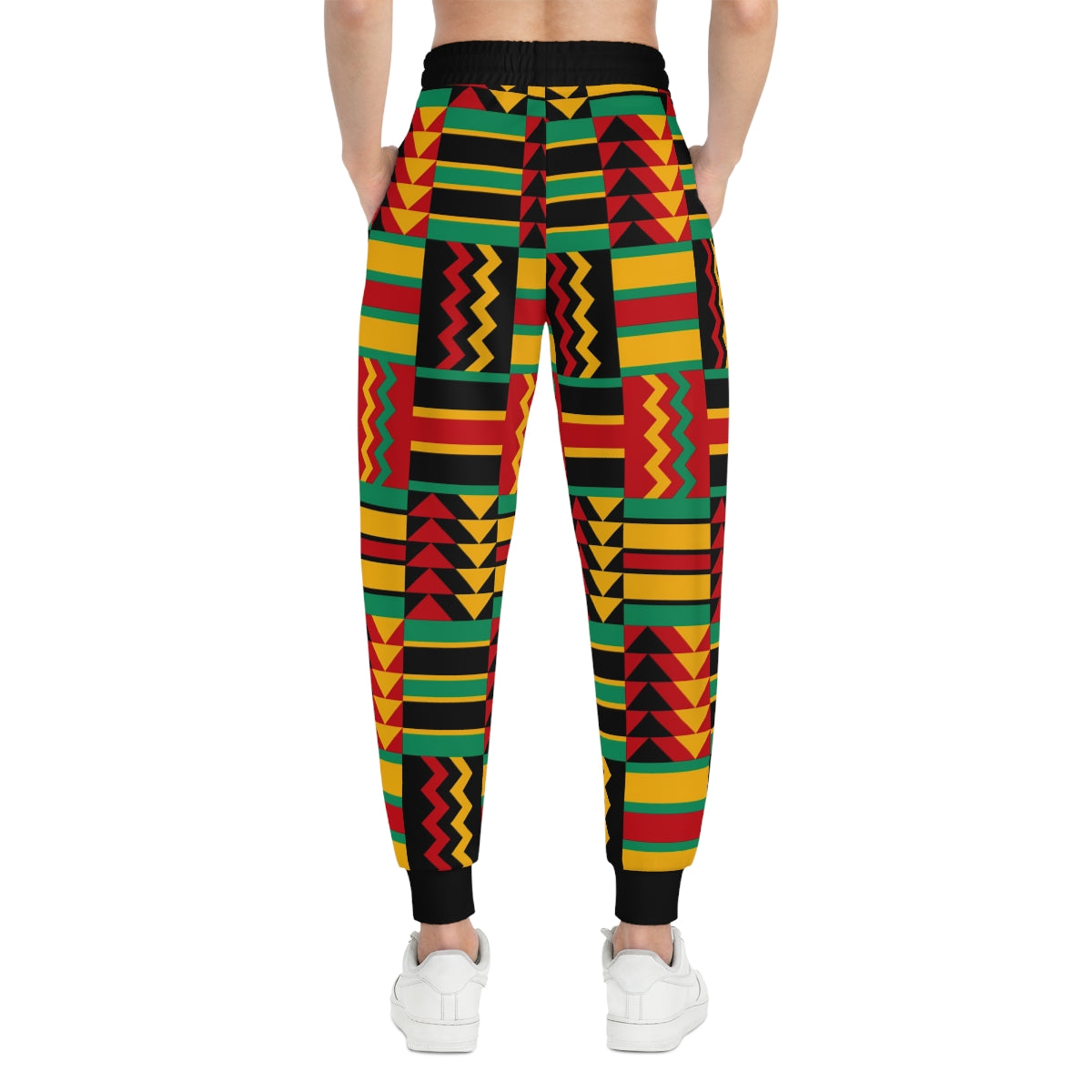 Unisex Kente Afro Color Pattern Joggers Pants