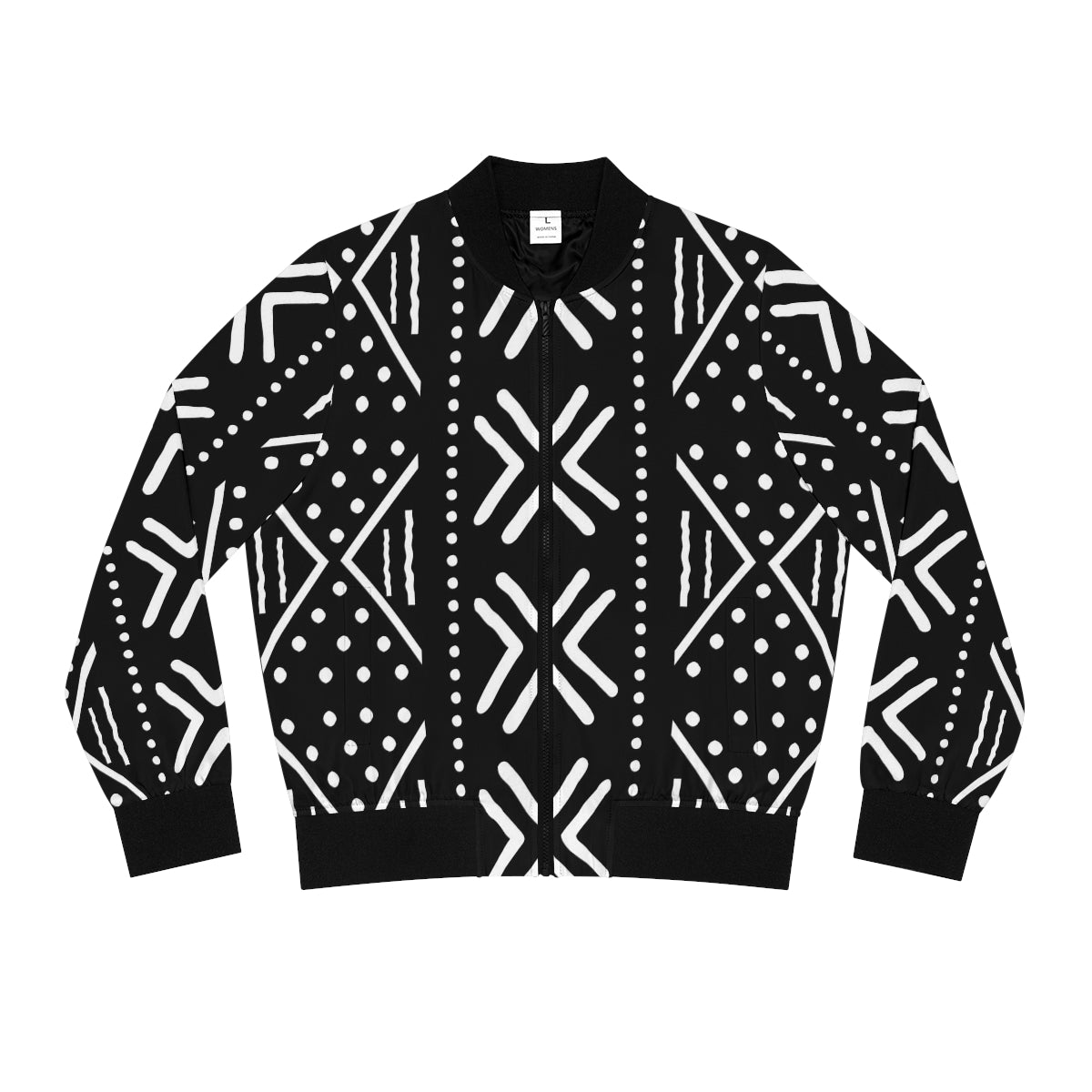 African Print Womens Bomber Jacket