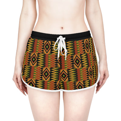 Kente Brown Shorts for Women