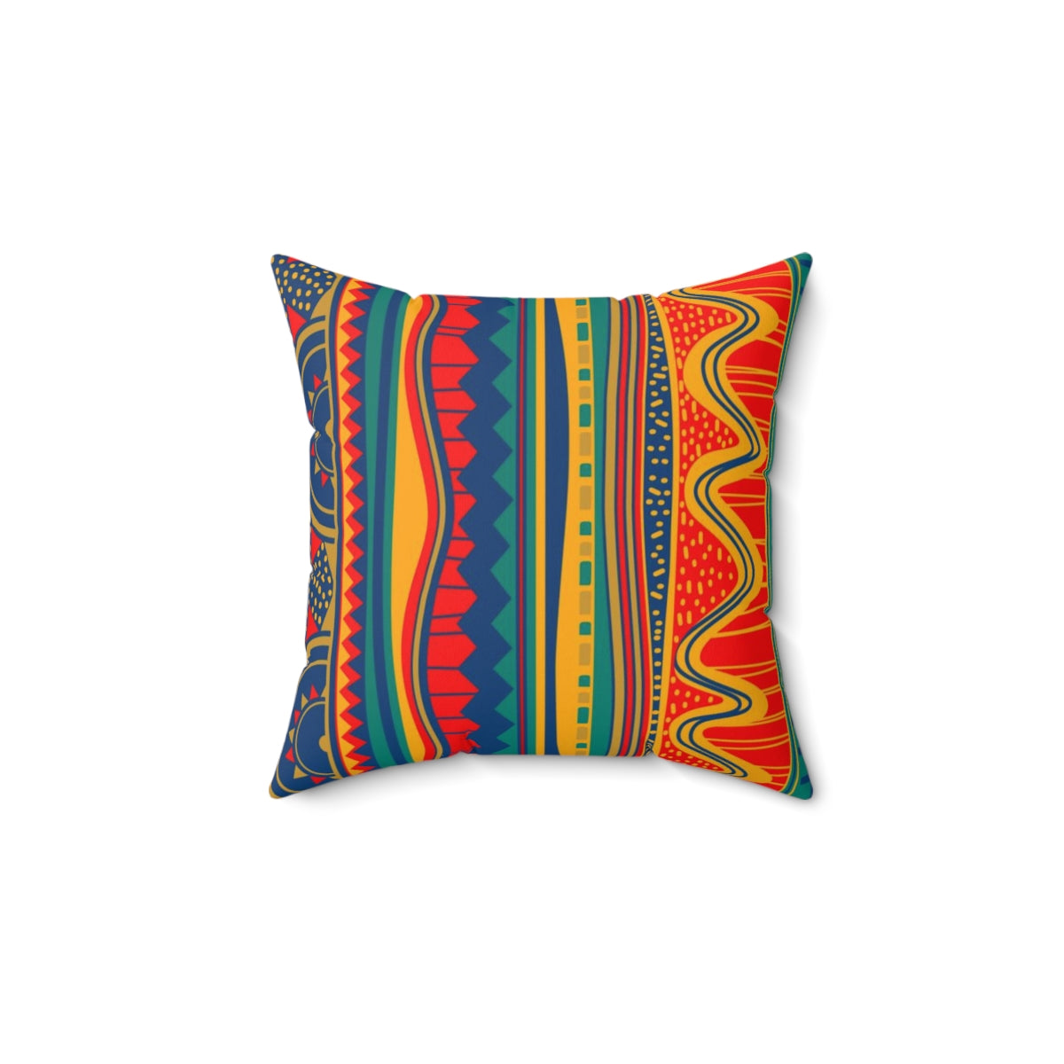 African Print Multi colored Cushion Sleeve