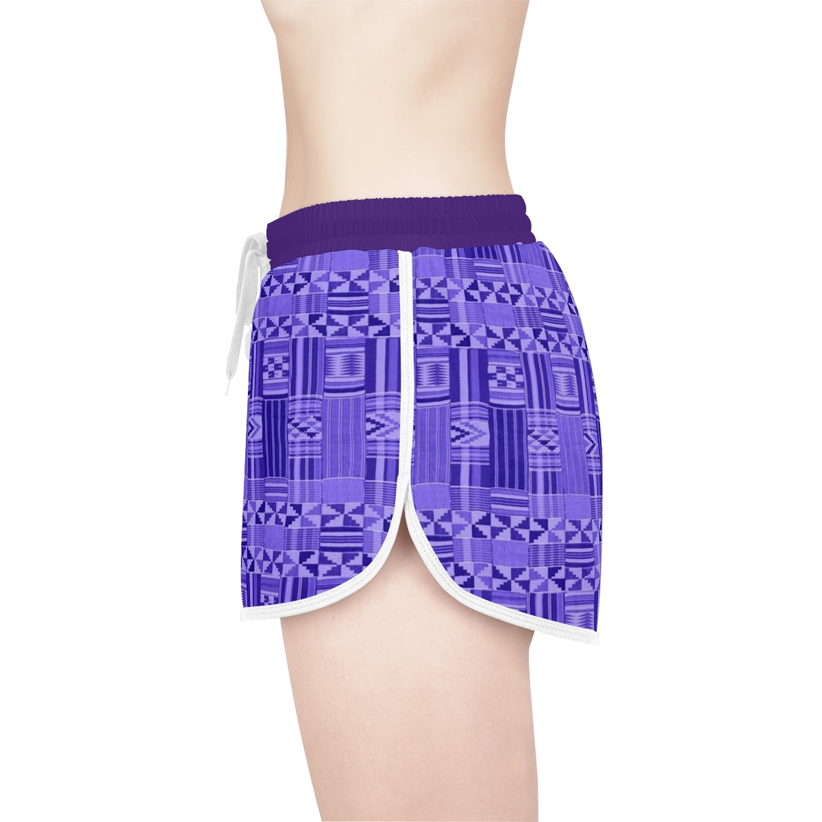 Kente Purple Shorts for Women