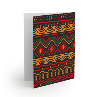 8,16,24pcs/ Ankara Christmas Cards/ African American Christmas Cards/ Black Greeting Cards/ Ankara Holiday Cards/ Black Art Christmas