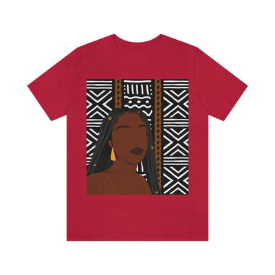 Afro Braided Woman African Cotton Unisex Tee