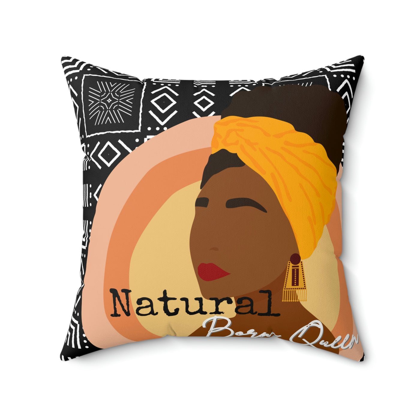Black Woman African Tribal Culture Pillow Case