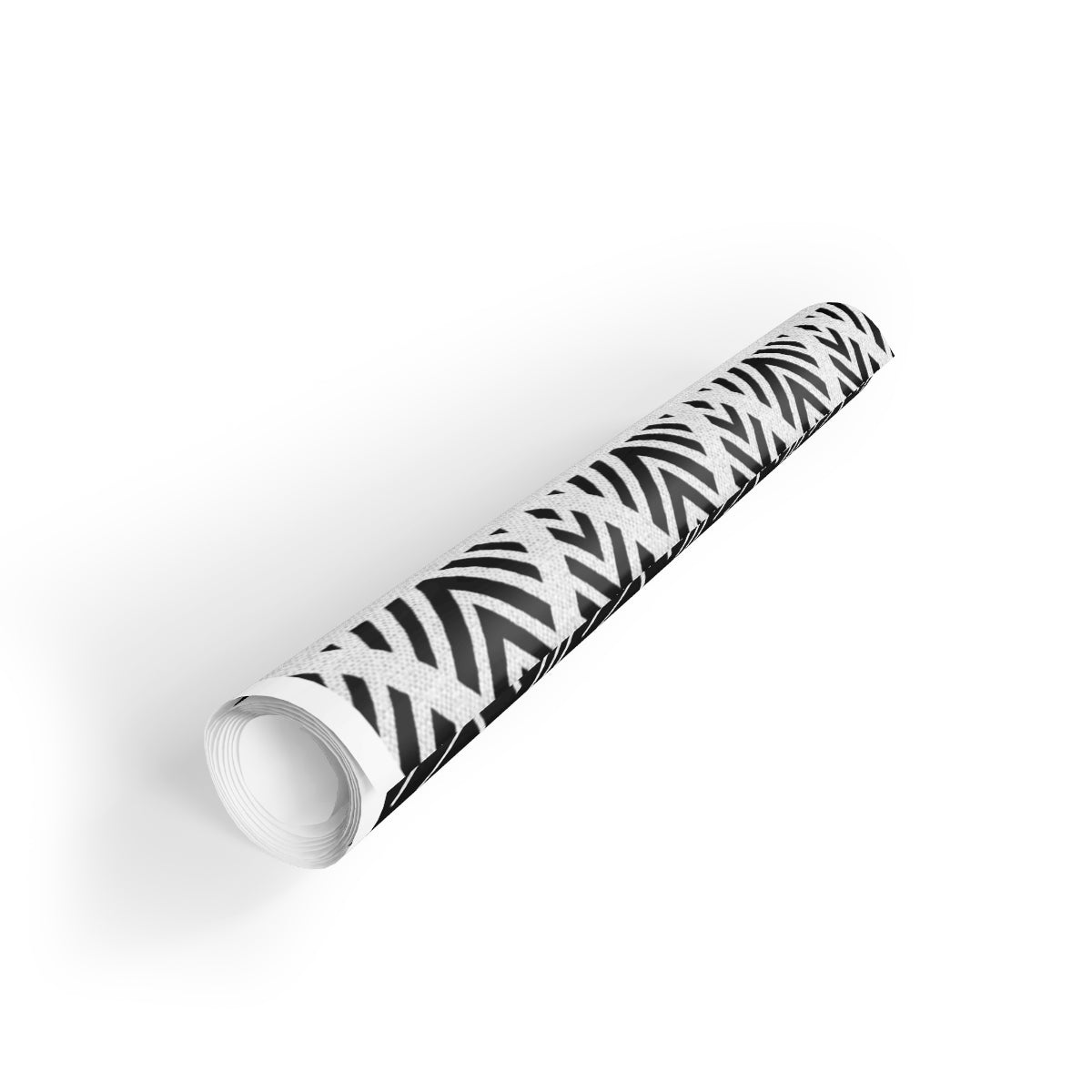 White and Black Mudcloth Wrapping Paper (79' /29')