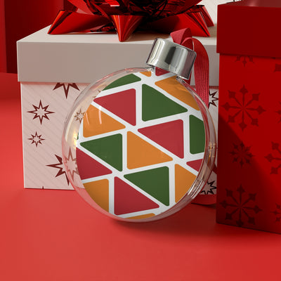 Afrocentric Round Christmas Ornament