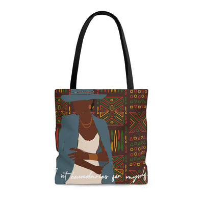 African Ankara Chic Sista Large Tote Bag