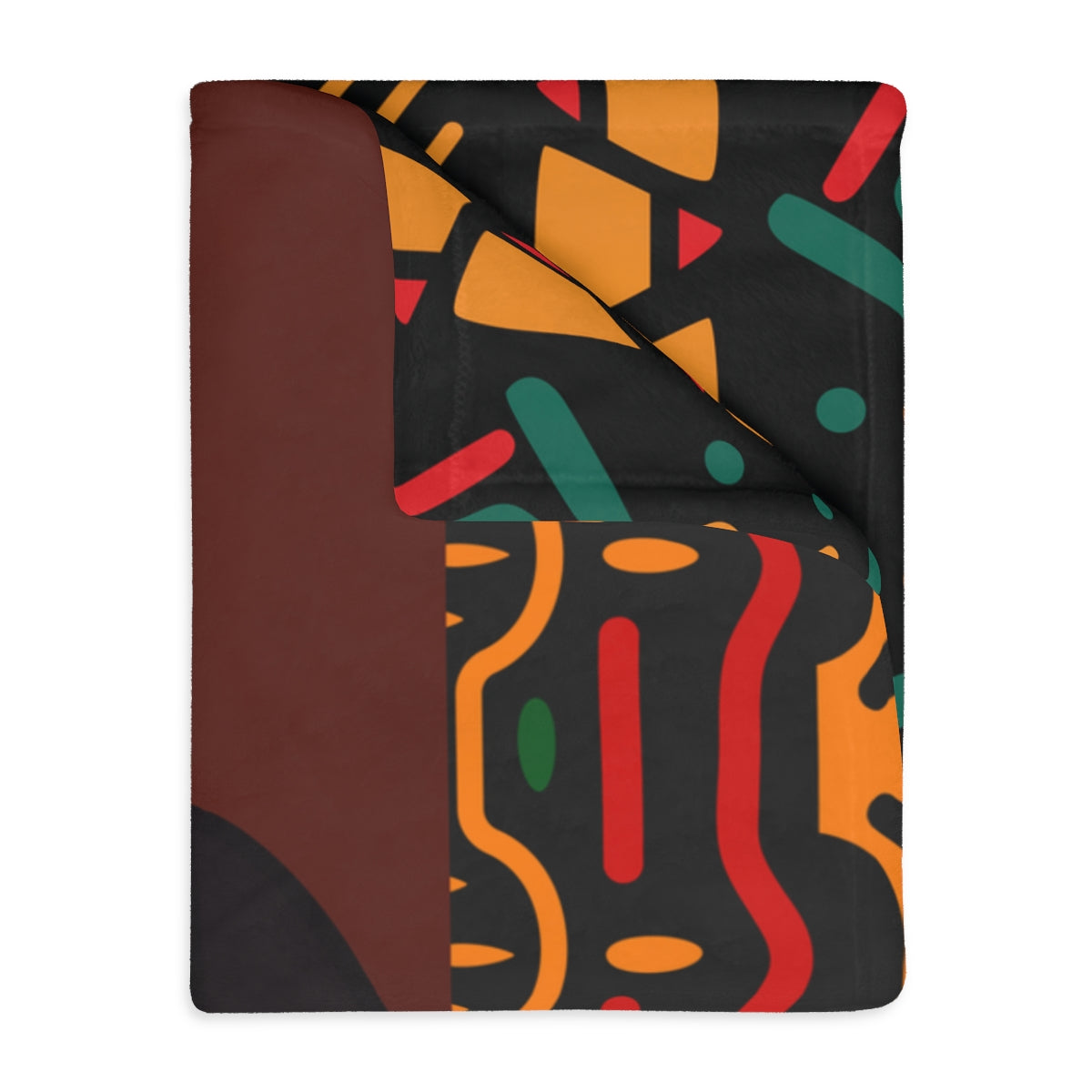 Black Man Art Blanket Double sided Minky Blanket