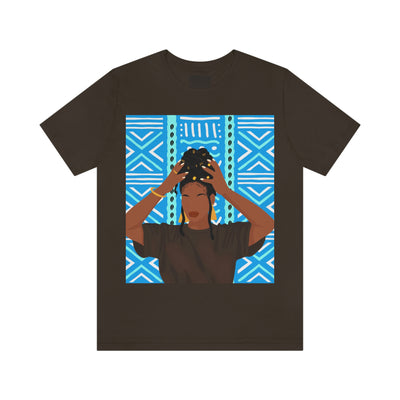 Black Queen Afro African Cotton Unisex Tee